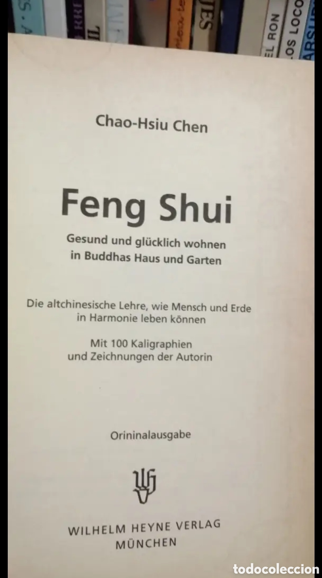 Libros de segunda mano: Feng Shui. Chao - Hsiu Chen Edici&oacute;n en Alem&aacute;n Bucher - Foto 3