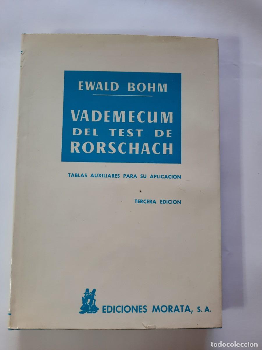 Libros de segunda mano: VADEMECUM DEL TEST DE RORSCHACH - Foto 1