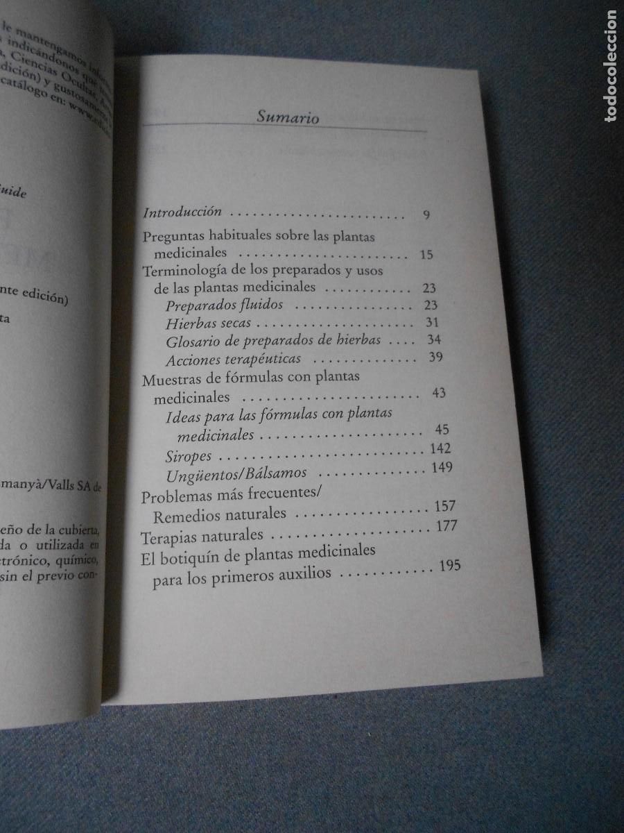 Libros de segunda mano: PLANTAS MEDICINALES - Foto 3