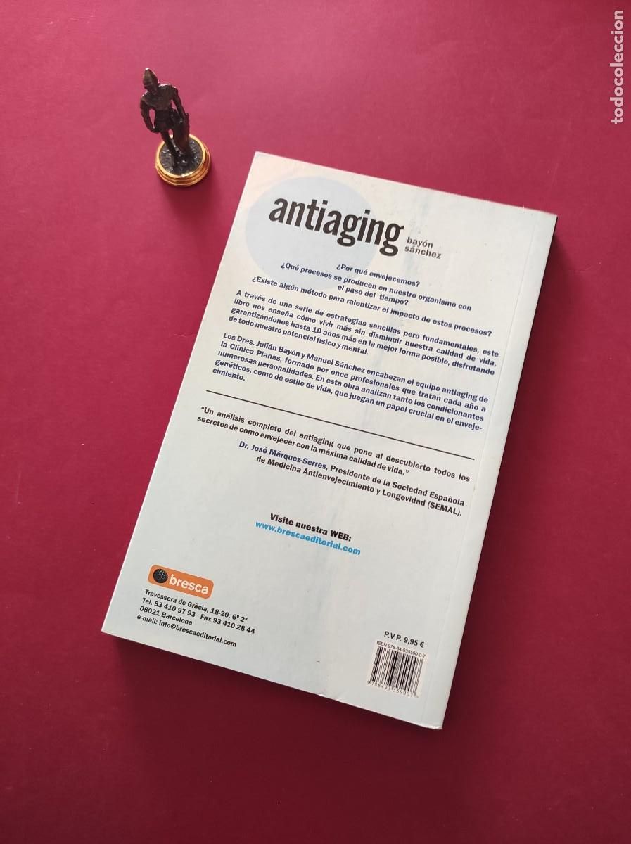 Libros de segunda mano: ANTIAGING - Dr. Bay&oacute;n /Dr. S&aacute;nchez - Foto 2