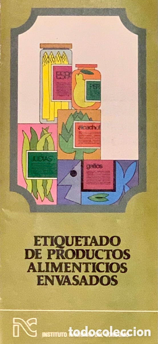 Second hand books: Libro. Etiquetado de productos alimenticios envasados.