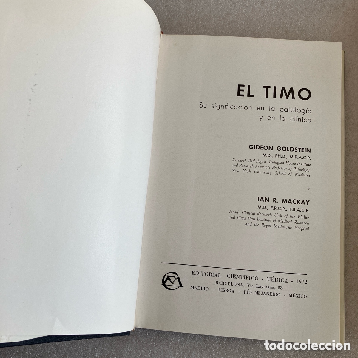 Libros de segunda mano: El Timo, Goldstein & Mackay 1972 - Foto 3