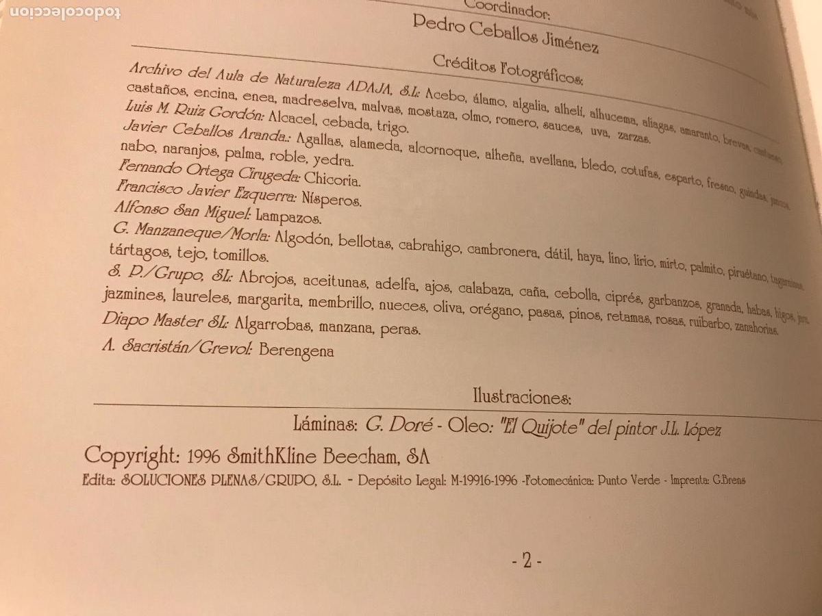 Libros de segunda mano: La flora del Quijote. - Foto 2