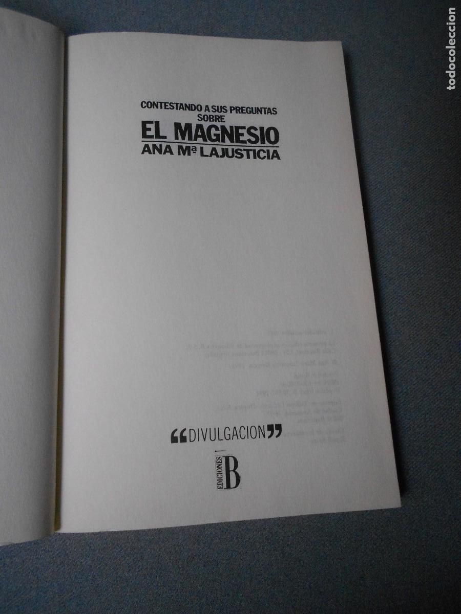 Libros de segunda mano: EL MAGNESIO - Foto 2