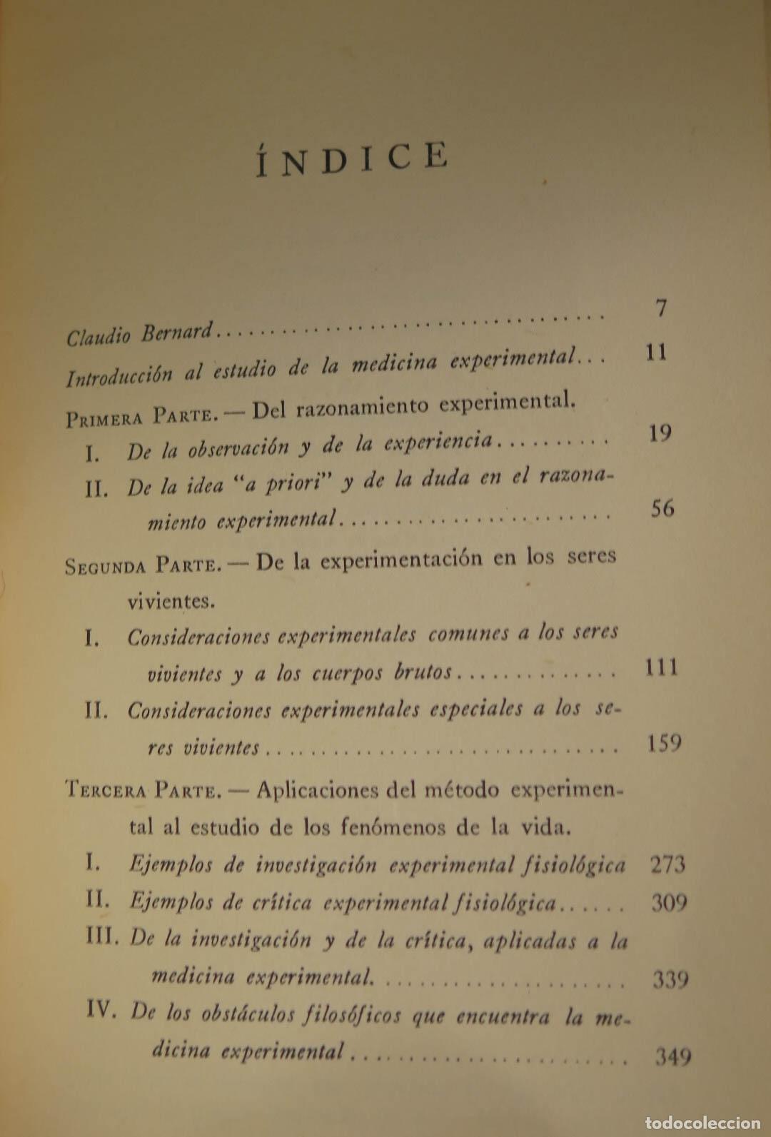 Libros de segunda mano: medicina experimental. BERNARD - Foto 2