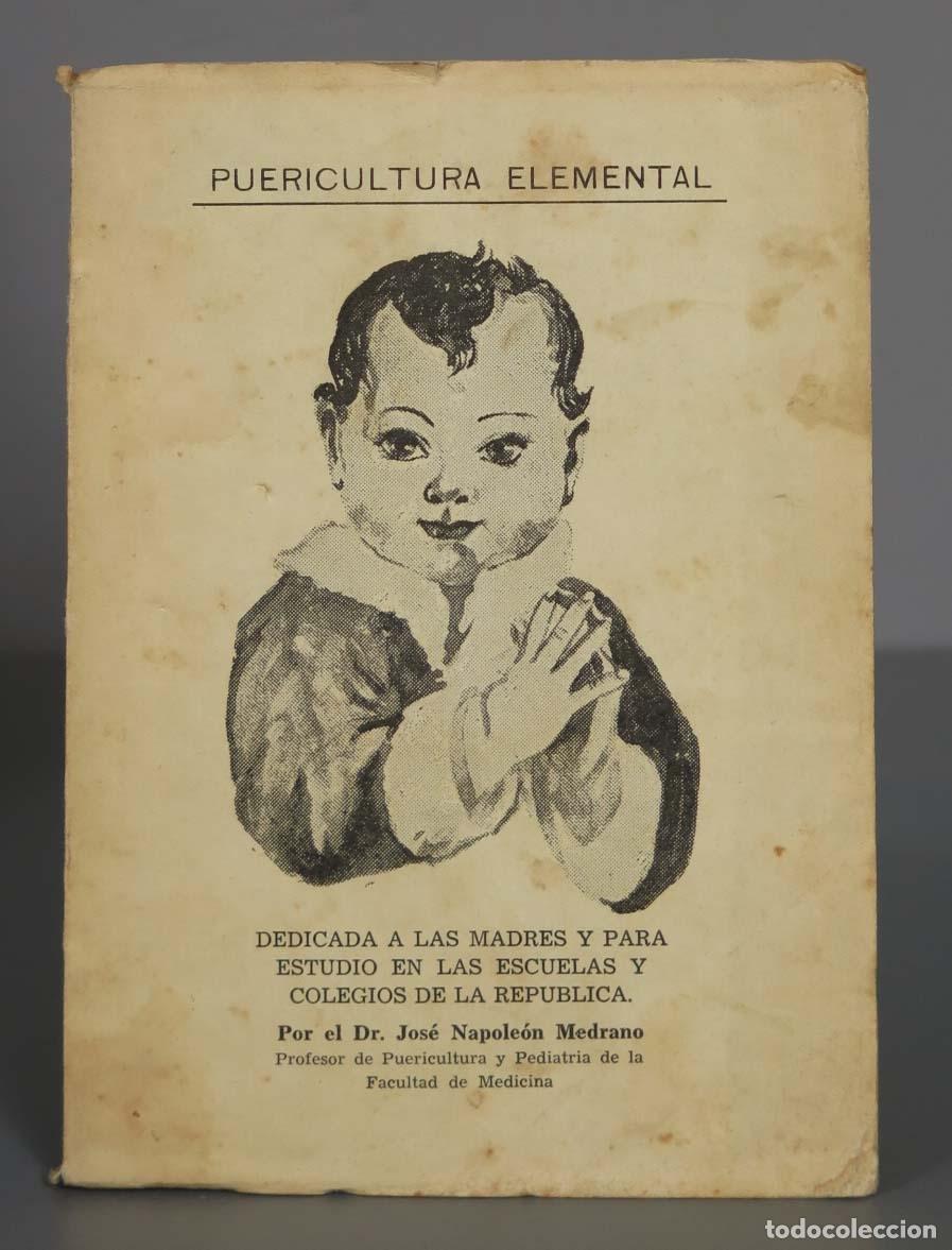 Livres d'occasion: PUERICULTURA ELEMENTAL. NAPOLEON MEDRANO. DEDICADO POR AUTOR
