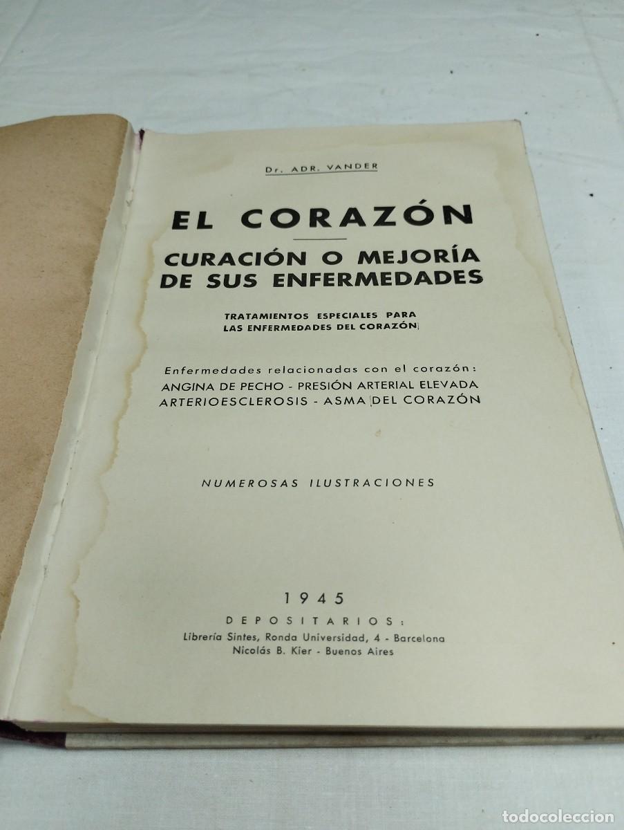 Libros de segunda mano: El coraz&oacute;n. Dr. Vander, 1945 - Foto 2