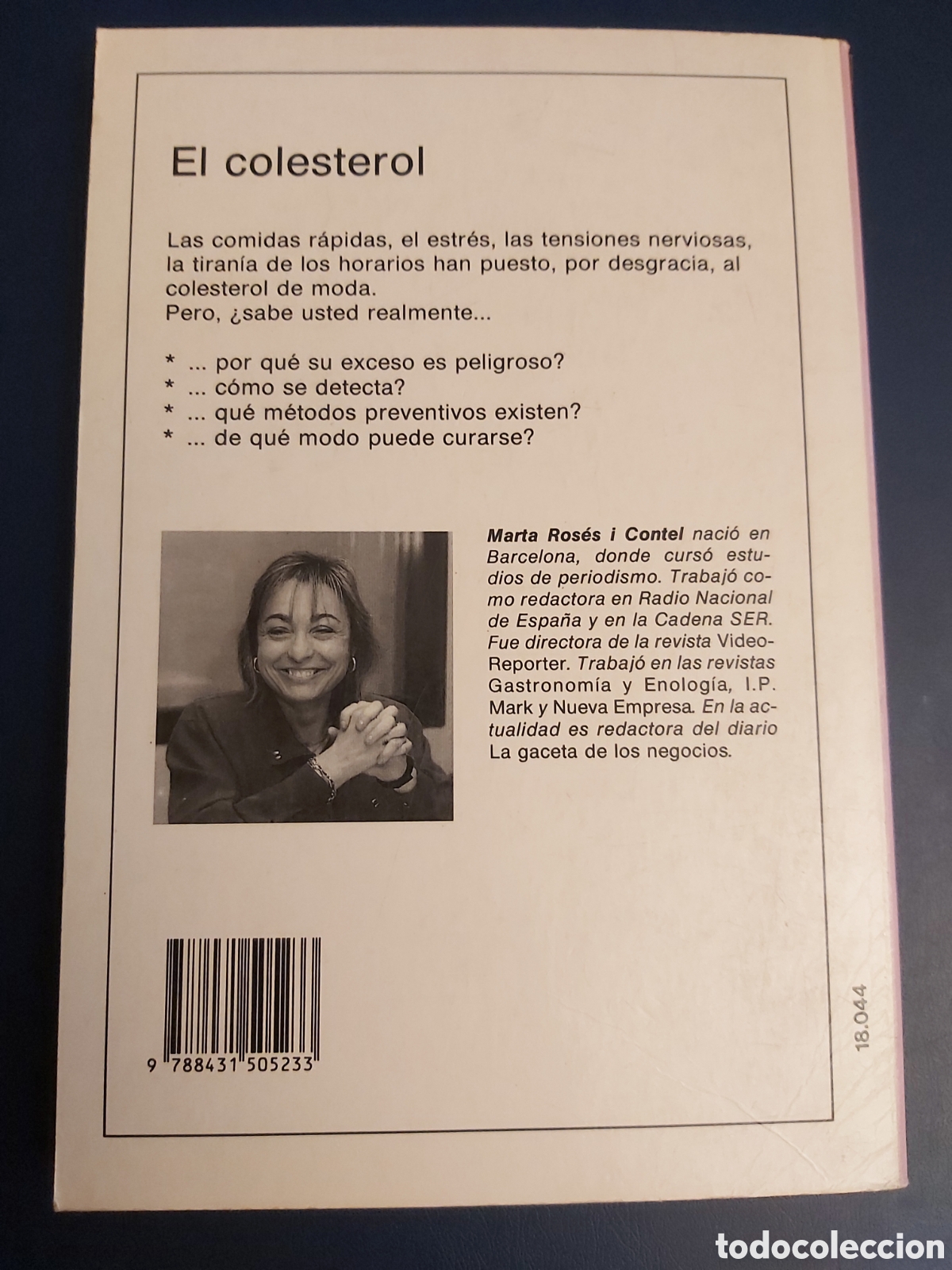 Libros de segunda mano: EL COLESTEROL $ MARTA ROS&Eacute;S $ EDITORIAL DE VECCHI $ 1990 - Foto 7