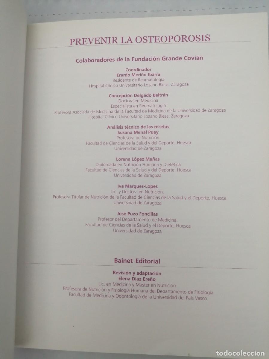 Libros de segunda mano: Prevenir la osteoporosis (Primera edici&oacute;n) - Foto 8