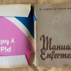 Libros de segunda mano: MANUAL DE LA ENFERMERA 1 EDICIÓN 1940 CARMELO VALLS MARIN