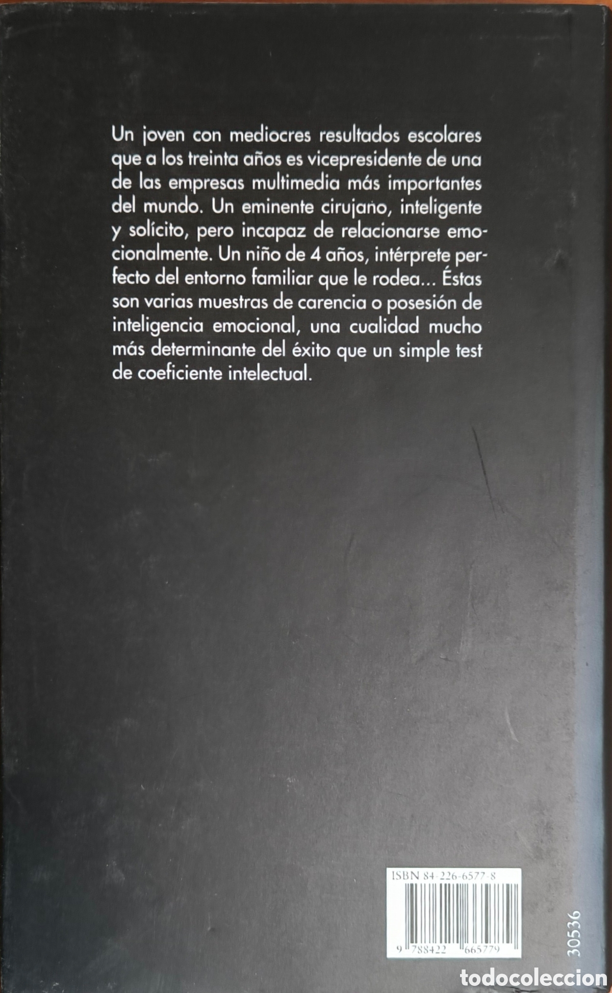 Libros de segunda mano: INTELIGENCIA EMOCIONAL. DANIEL GOLEMAN - Foto 2