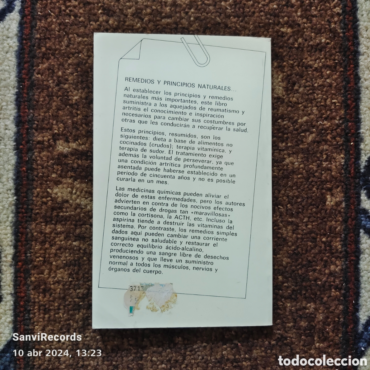 Libros de segunda mano: REUMATISMO Y ARTRITIS (EDAF) - Foto 2