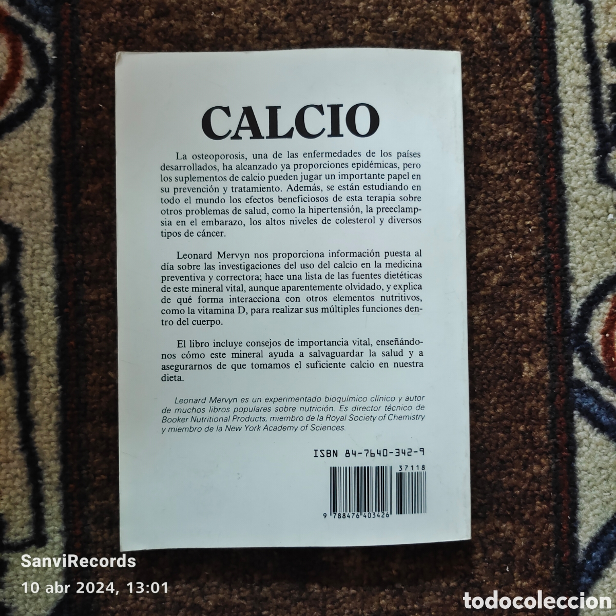 Libros de segunda mano: CALCIO (LEONARD MERVYN) (EDAF) - Foto 2