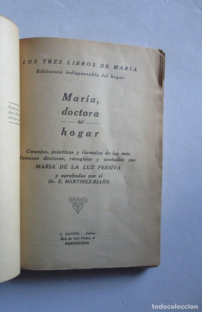 Libros de segunda mano: MARIA, DOCTORA DEL HOGAR - Foto 2