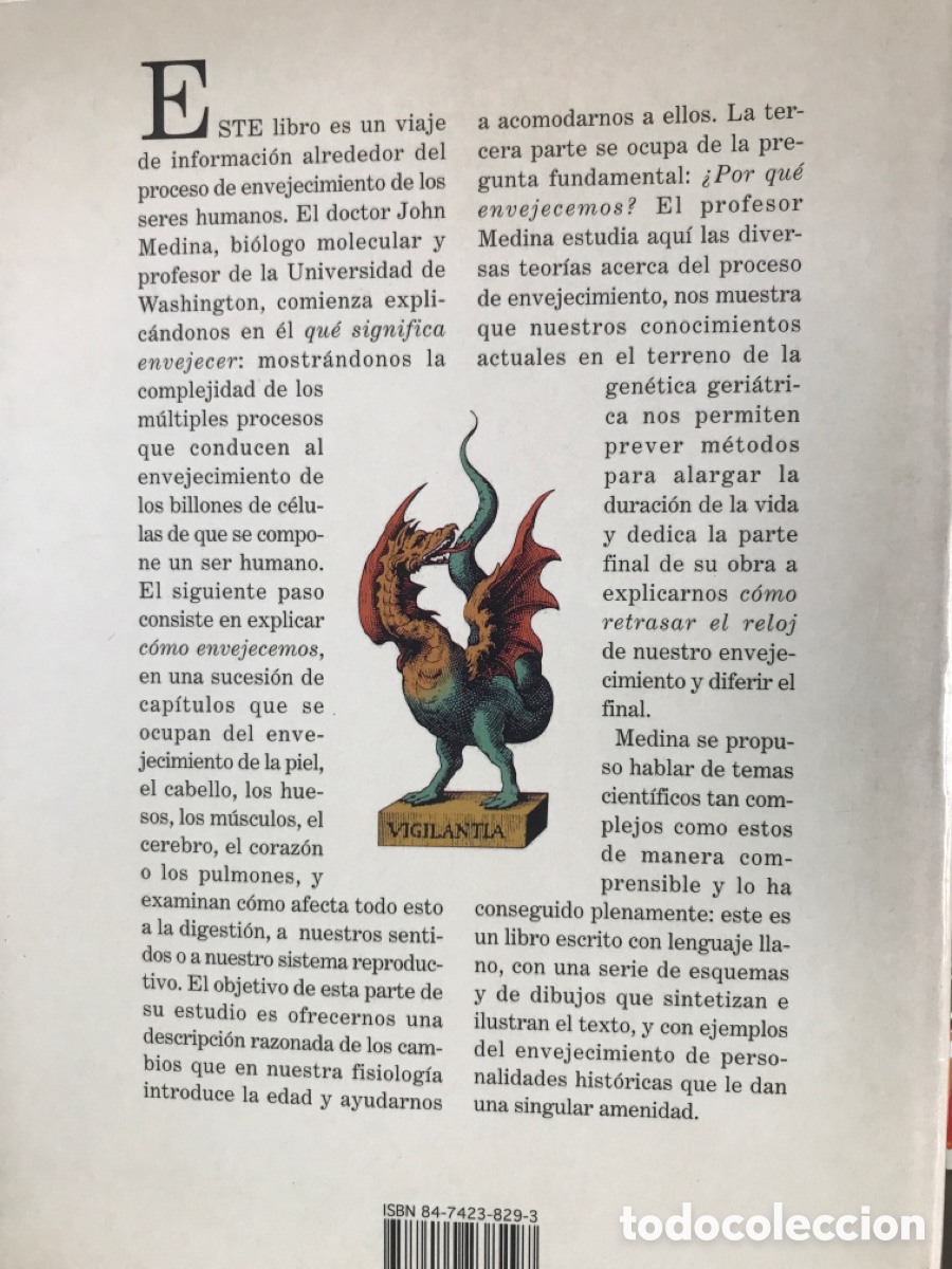 Libros de segunda mano: El reloj de la edad. John Medina - Foto 2