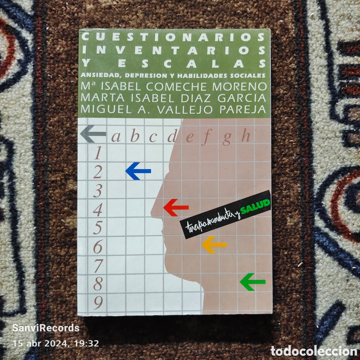 Second hand books: CUESTIONARIOS, INVENTARIOS Y ESCALAS (ANSIEDAD, DEPRESI&Oacute;N Y HABILIDADES SOCIALES, M&ordf; ISABEL COMECHE)