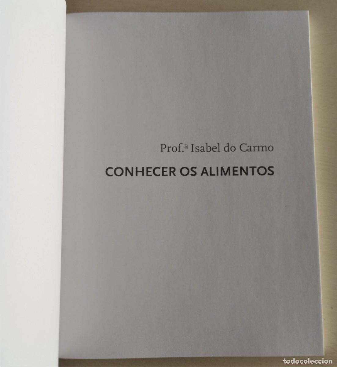 Libros de segunda mano: Conhecer os alimentos de Isabel do Carmo - Foto 3
