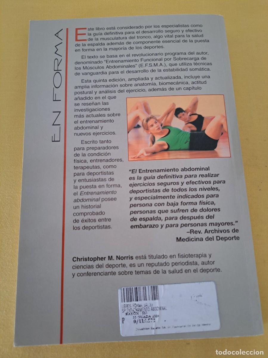 Libros de segunda mano: CHRISTOPHER M. NORRIS - ENTRENAMIENTO ABDOMINAL - EDICIONES TUTOR 2006 - Foto 6