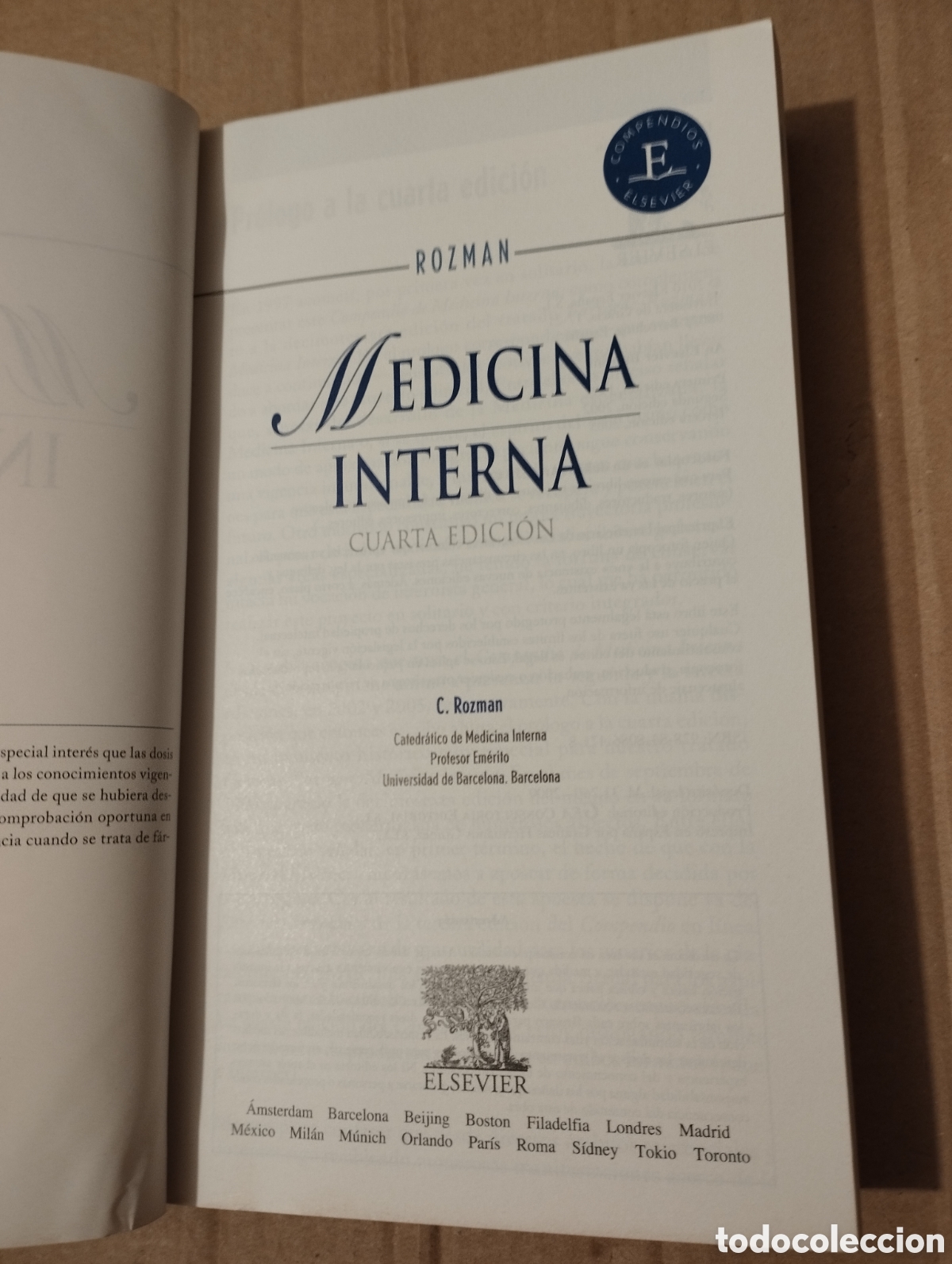 Libros de segunda mano: MEDICINA INTERNA (C. ROZMAN) - Foto 2