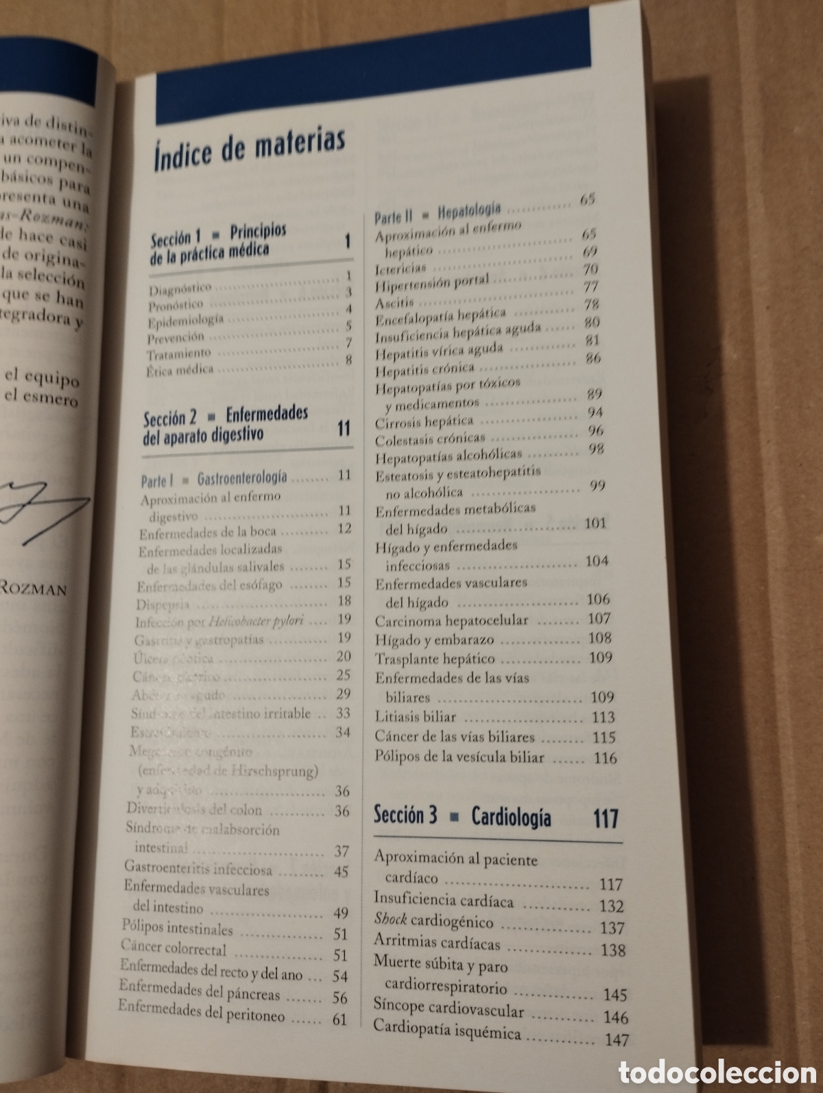 Libros de segunda mano: MEDICINA INTERNA (C. ROZMAN) - Foto 3