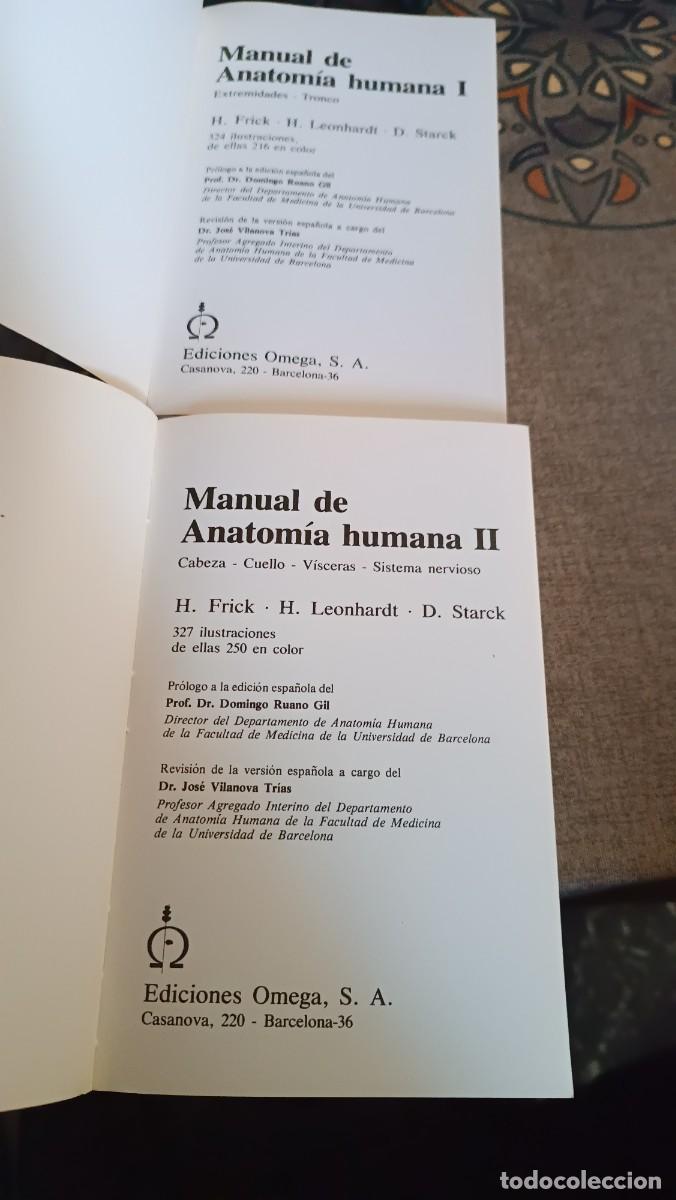 Libros de segunda mano: MANUAL DE ANATOMIA HUMANA - Foto 3