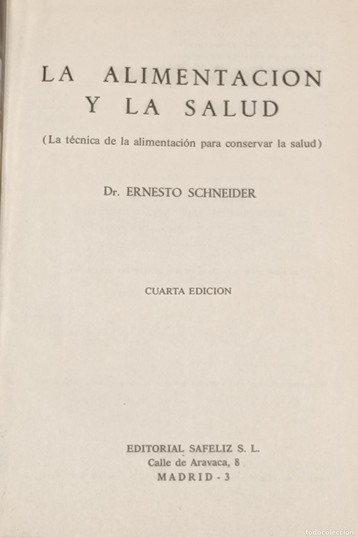 Libros de segunda mano: LA ALIMENTACION Y LA SALUD - Foto 3