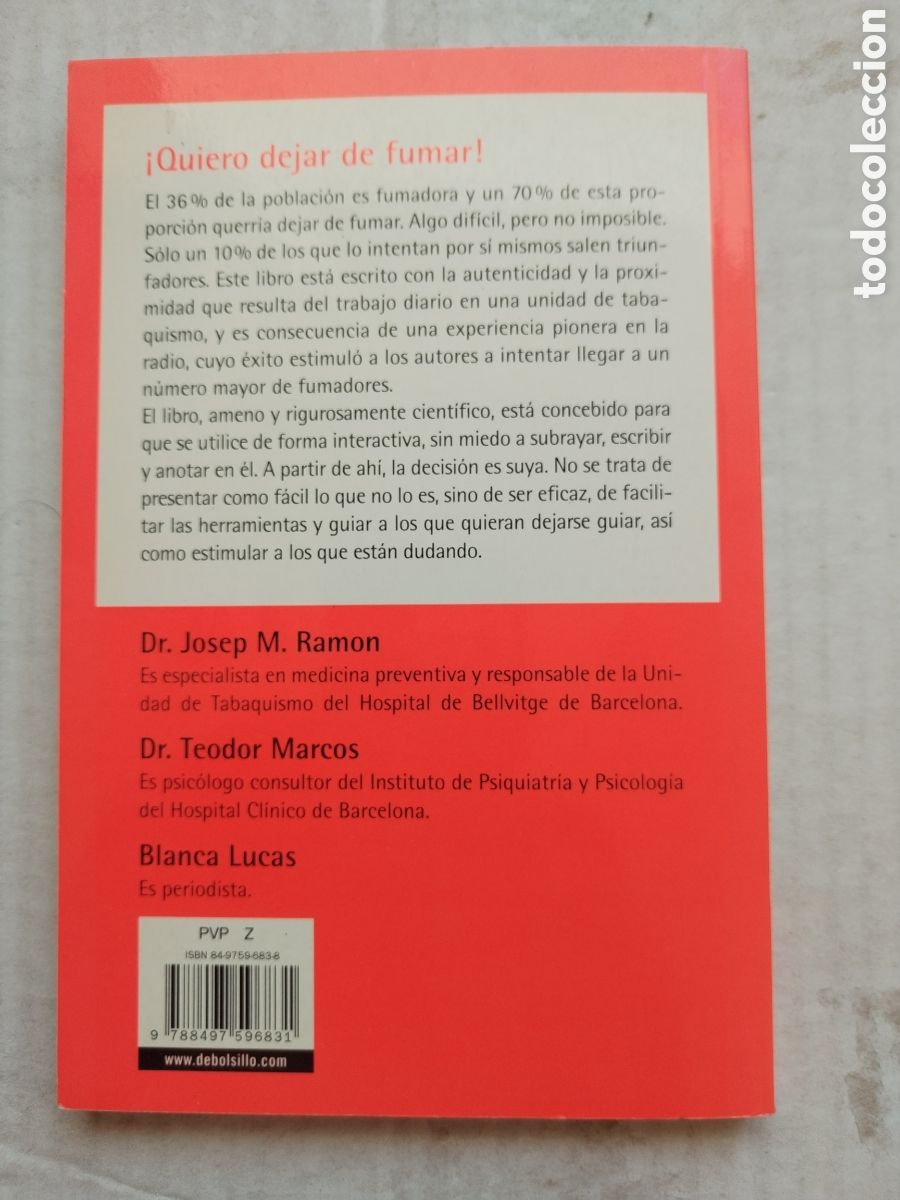 Libros de segunda mano: QUIERO DEJAR DE FUMAR/AUTOAYUDA - Foto 3