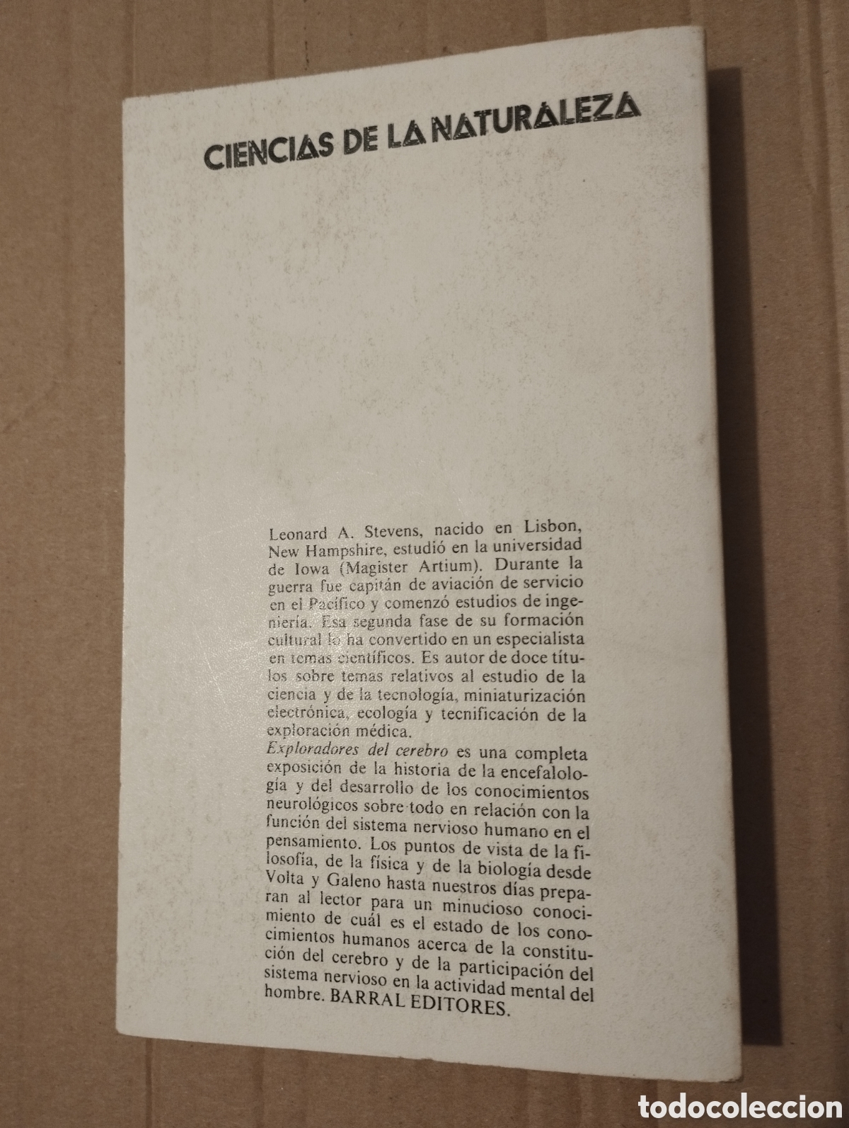 Libros de segunda mano: EXPLORADORES DEL CEREBRO (LEONARD A. STEVENS) - Foto 8