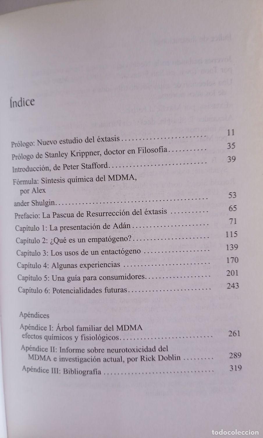 Libros de segunda mano: EXTASIS. Historia del MDMA. BRUCE EINER. Ediciones Obelisco - Foto 8