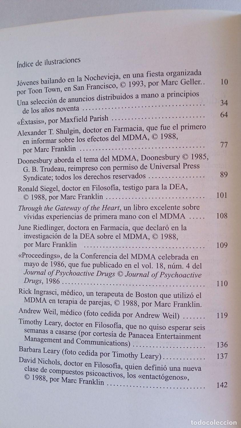 Libros de segunda mano: EXTASIS. Historia del MDMA. BRUCE EINER. Ediciones Obelisco - Foto 9