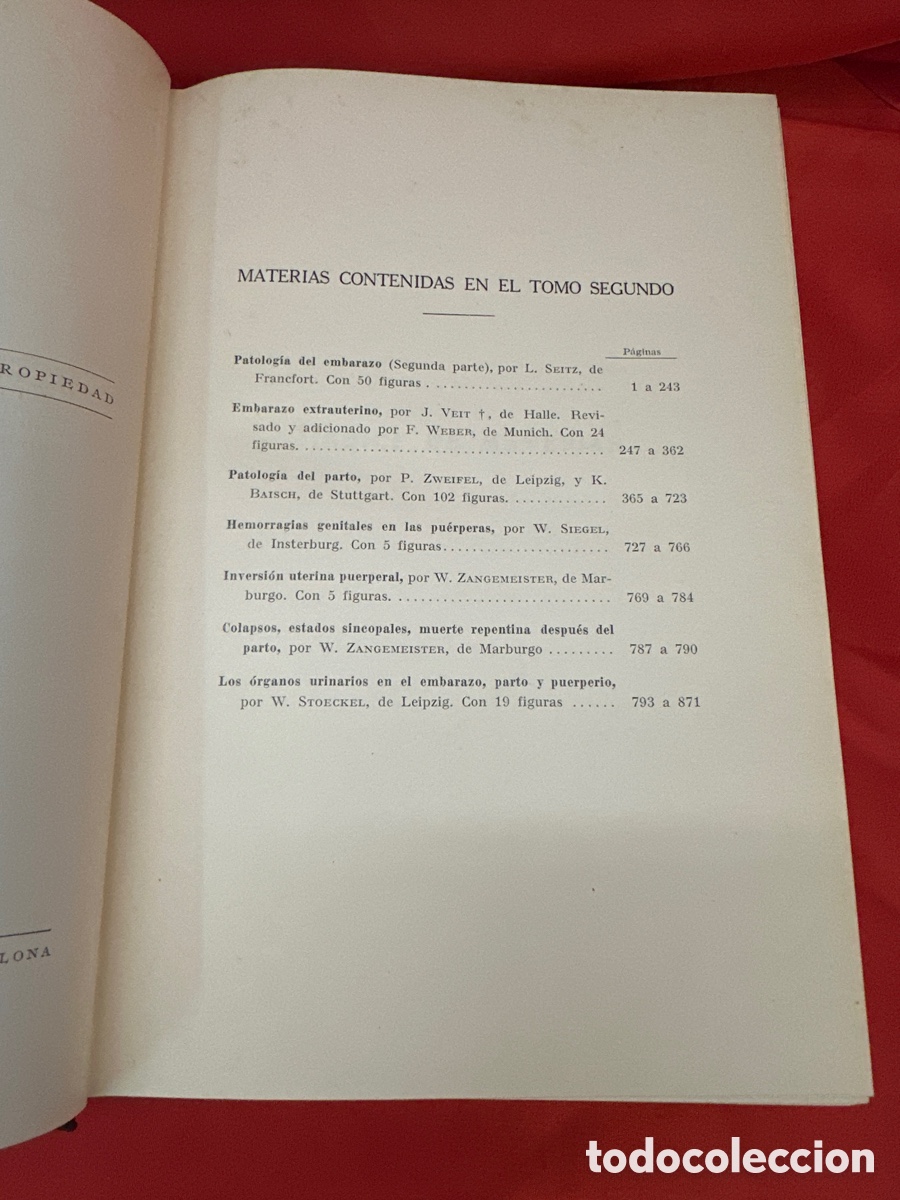 Libros de segunda mano: TRATADO DE OBSTETR&Iacute;CIA - A DODERLEIN 3 VOL&Uacute;MENES, OBRA COMPLETA - Foto 8