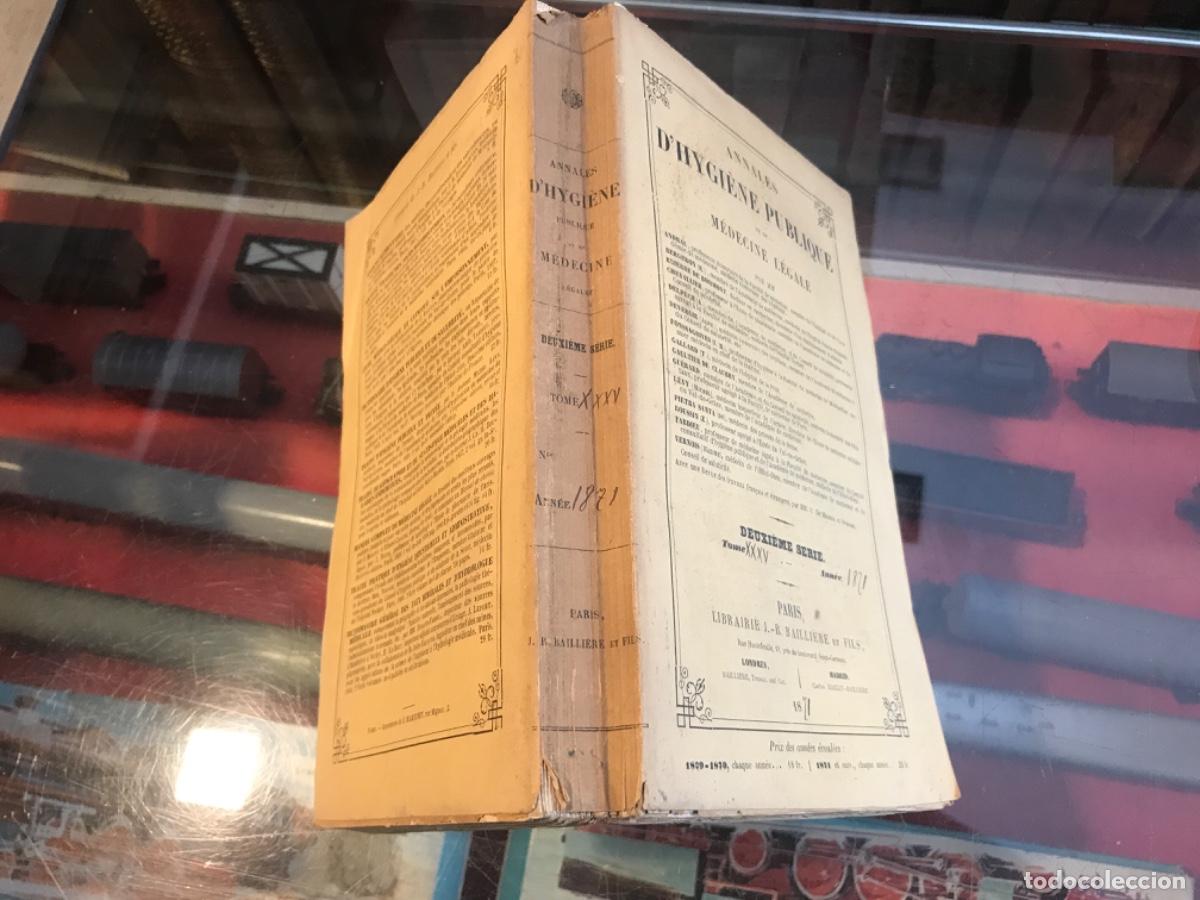 Libri di seconda mano: ANNALES D'HYGI&Eacute;NE PUBLIQUE ET DE M&Eacute;DECINE L&Eacute;GALE PAR MM.... (T.XXXV) 1871, PARIS., BAILLI&Eacute;RE ET FILS