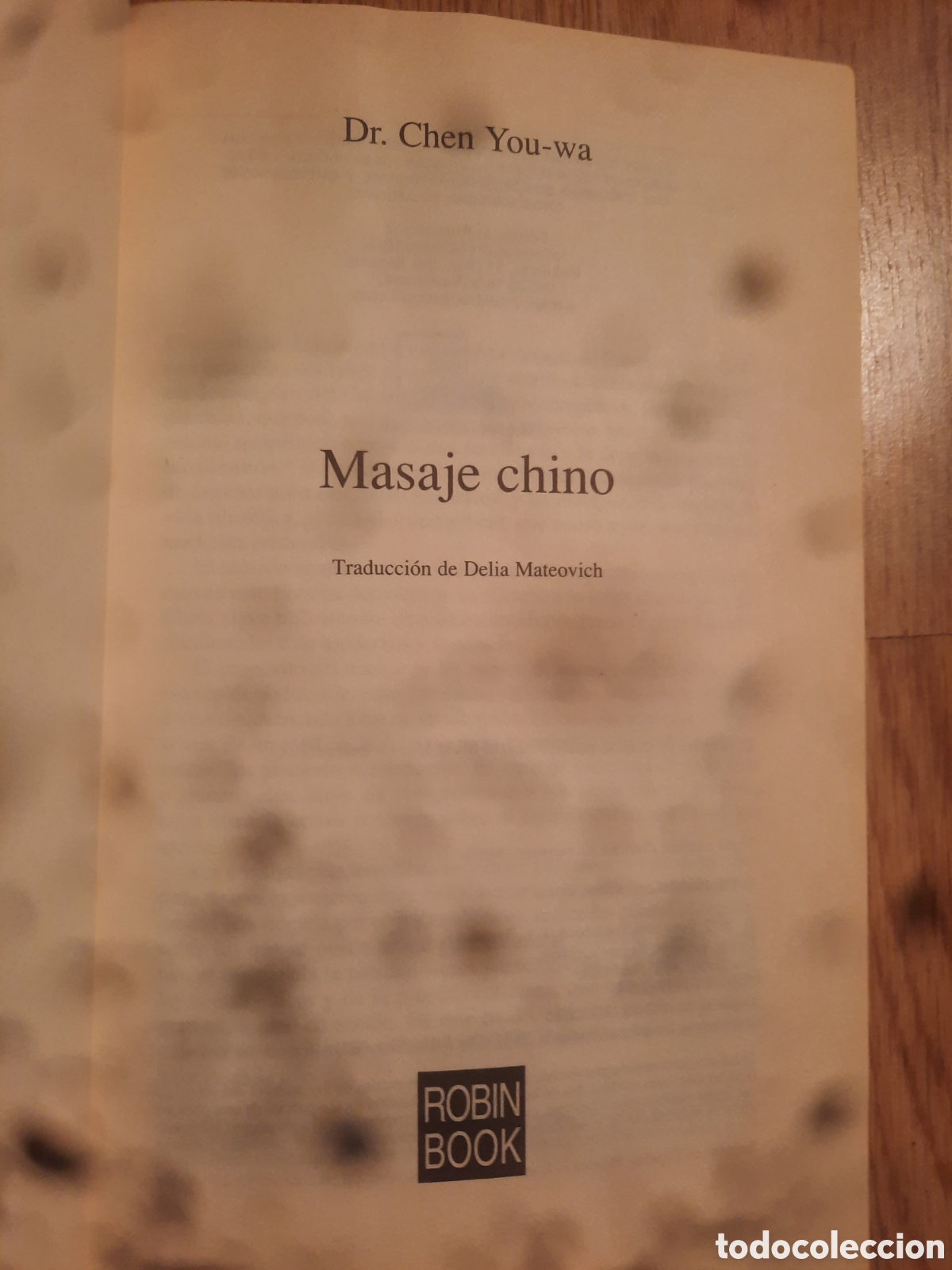 Libros de segunda mano: Masaje chino robin book - Foto 1