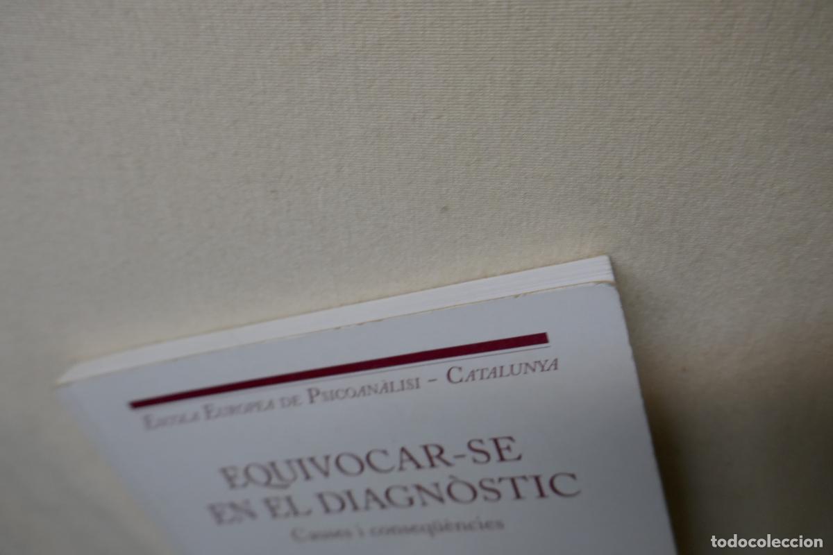 Libros de segunda mano: EQUIVOCAR-SE EN EL DIAGNOSTIC - CAUSES I CONSEQ&Uuml;&Eacute;NCIES - Foto 2