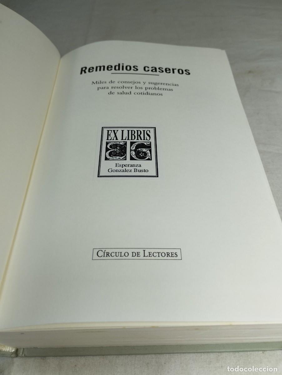 Libros de segunda mano: Remedios caseros. C&iacute;rculo de lectores. - Foto 2