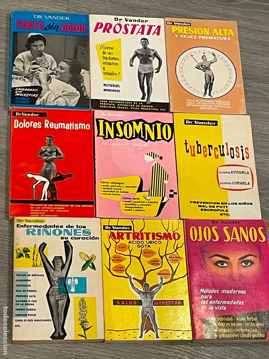 Libros de segunda mano: LOTE (3) - 9 LIBROS DR. VANDER - Foto 1