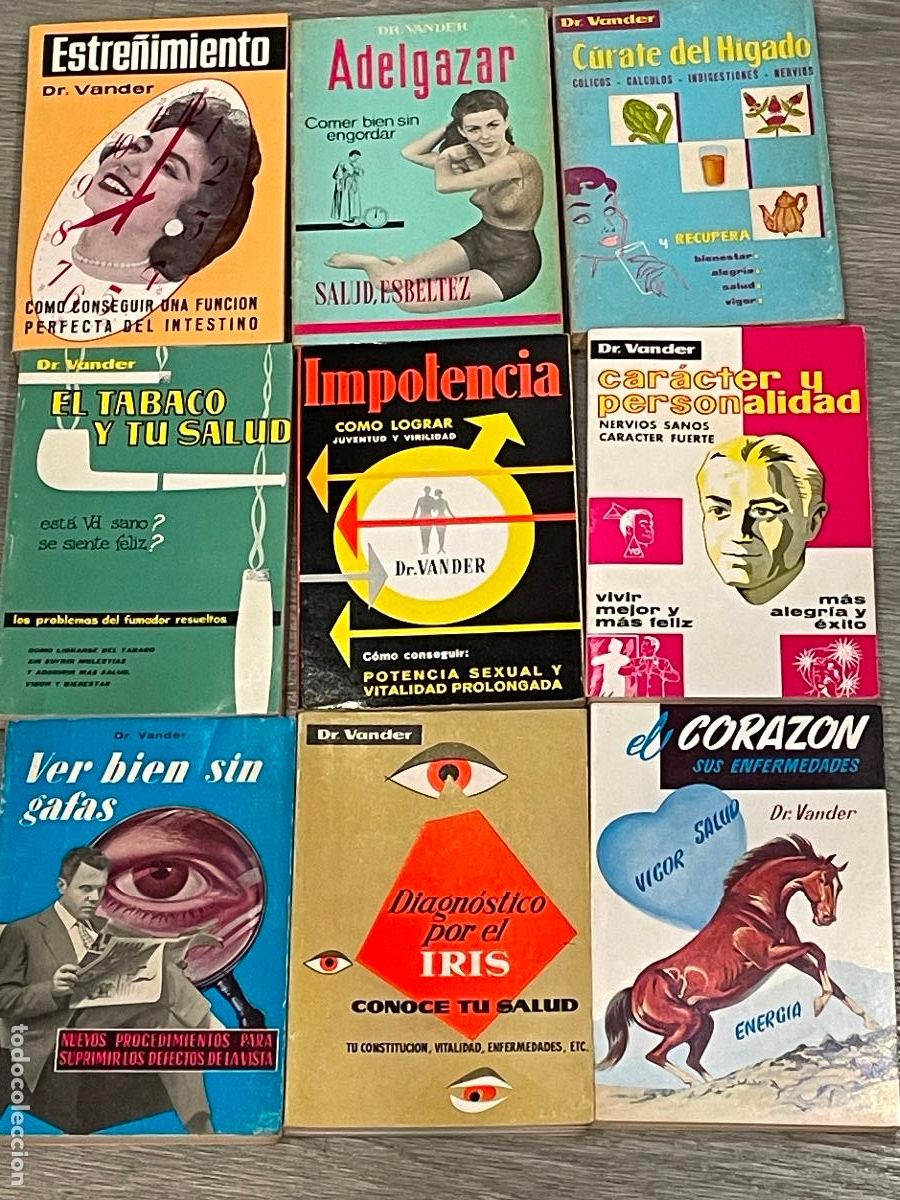 Libros de segunda mano: LOTE (4) - 9 LIBROS DR. VANDER - Foto 1
