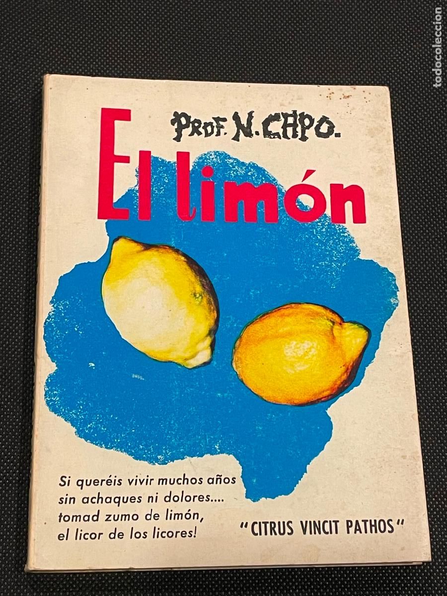 Libros de segunda mano: PROF. N. CAPO - EL LIMON - 1969 - Foto 1
