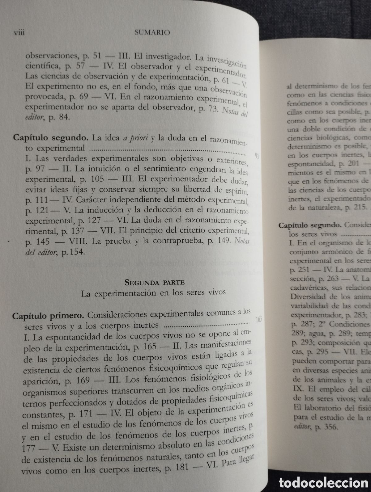 Libros de segunda mano: INTRODUCCI&Oacute;N AL ESTUDIO DE LA MEDICINA EXPERIMENTAL (CLAUDE BERNARD) - Foto 5