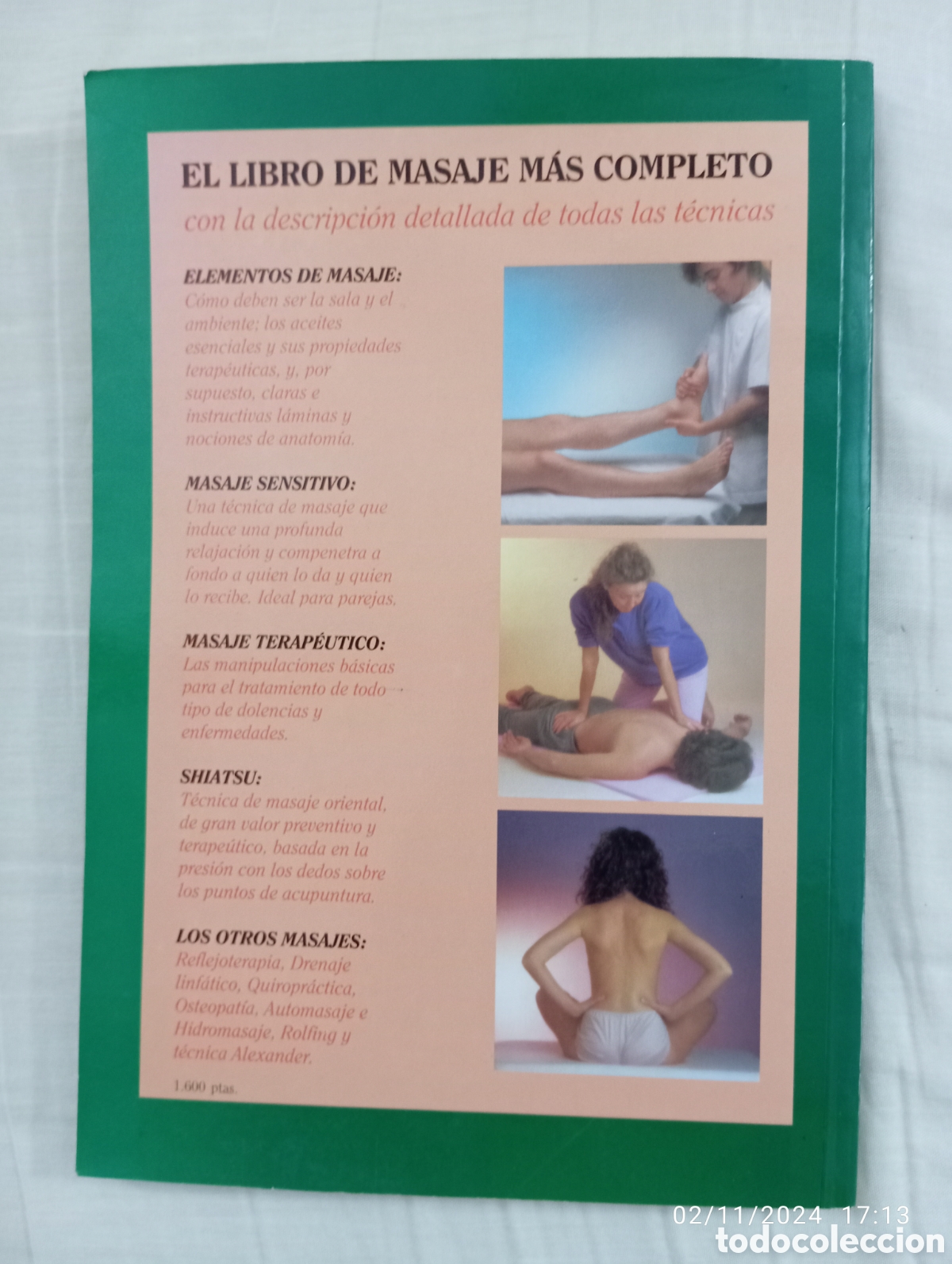 Libros de segunda mano: El arte del masaje ed.integral - Foto 2
