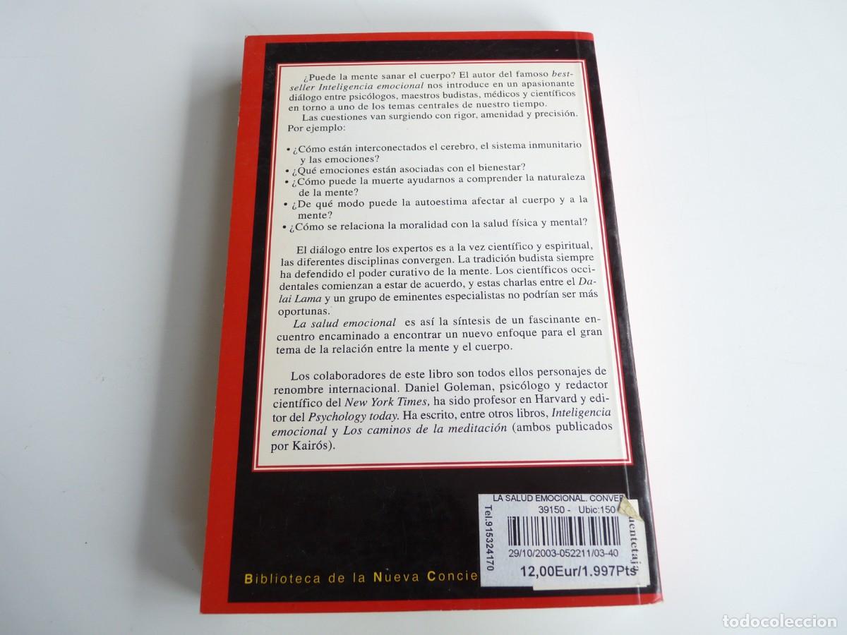 Libros de segunda mano: La salud emocional Daniel Goleman Ref: 3-6 - Foto 3