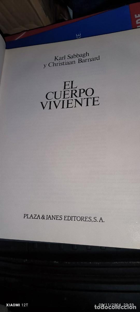 Libros de segunda mano: LIBRO EL CUERPO VIVIENTE - Foto 7