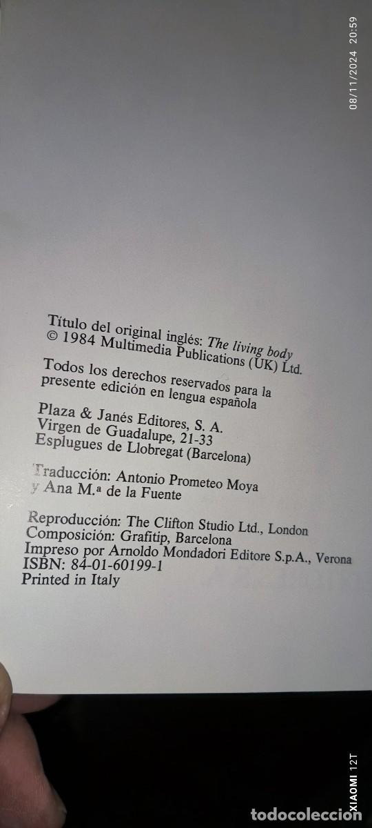 Libros de segunda mano: LIBRO EL CUERPO VIVIENTE - Foto 8