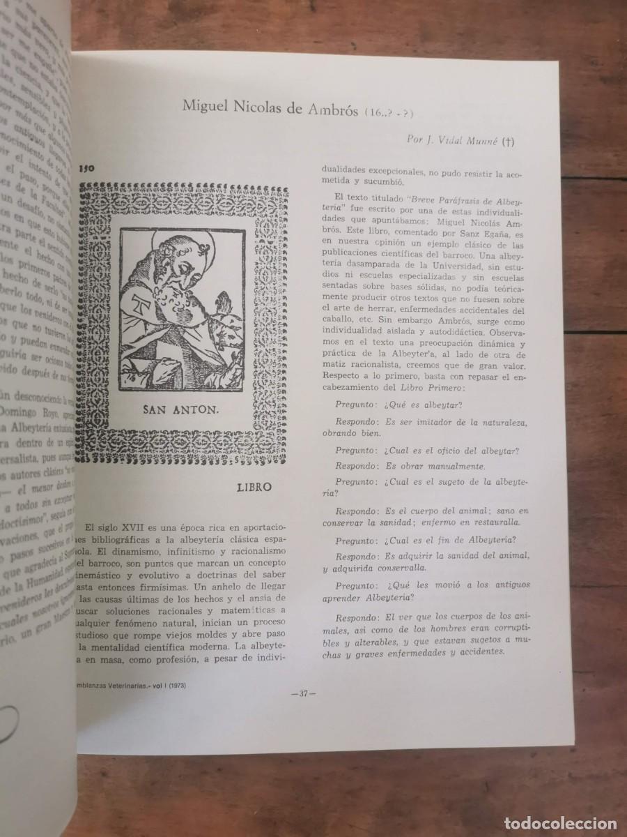 Libros de segunda mano: SEMBLANZAS VETERINARIAS. Vol. 1 - Foto 6