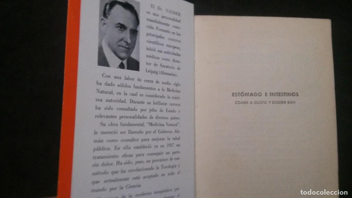 Libros de segunda mano: EST&Oacute;MAGO E INTESTINOS (DR. VANDER) (SINTES) - Foto 2