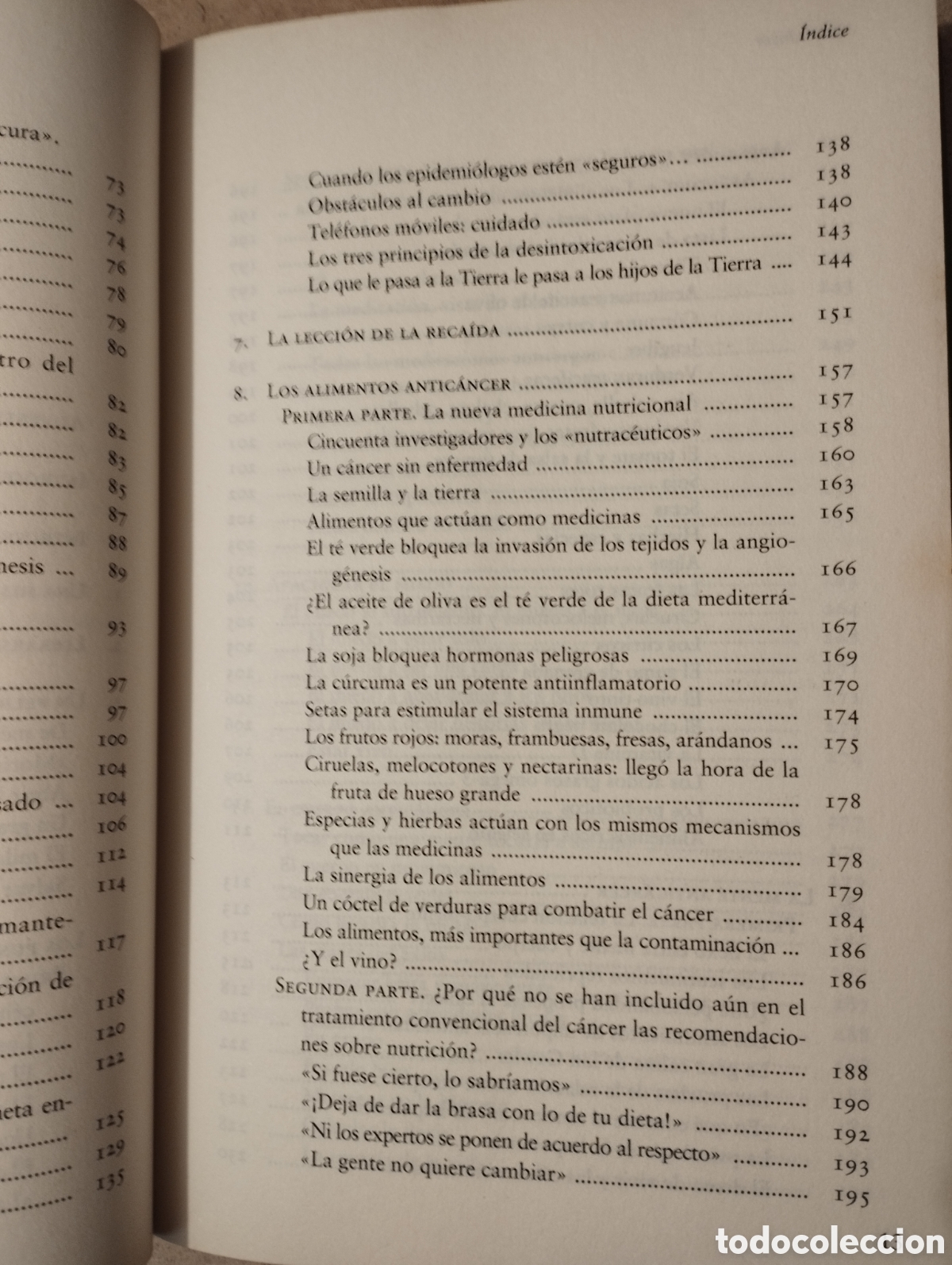 Libros de segunda mano: ANTIC&Aacute;NCER. UNA NUEVA FORMA DE VIDA (DR. DAVID SERVAN-SCHREIBER) - Foto 5