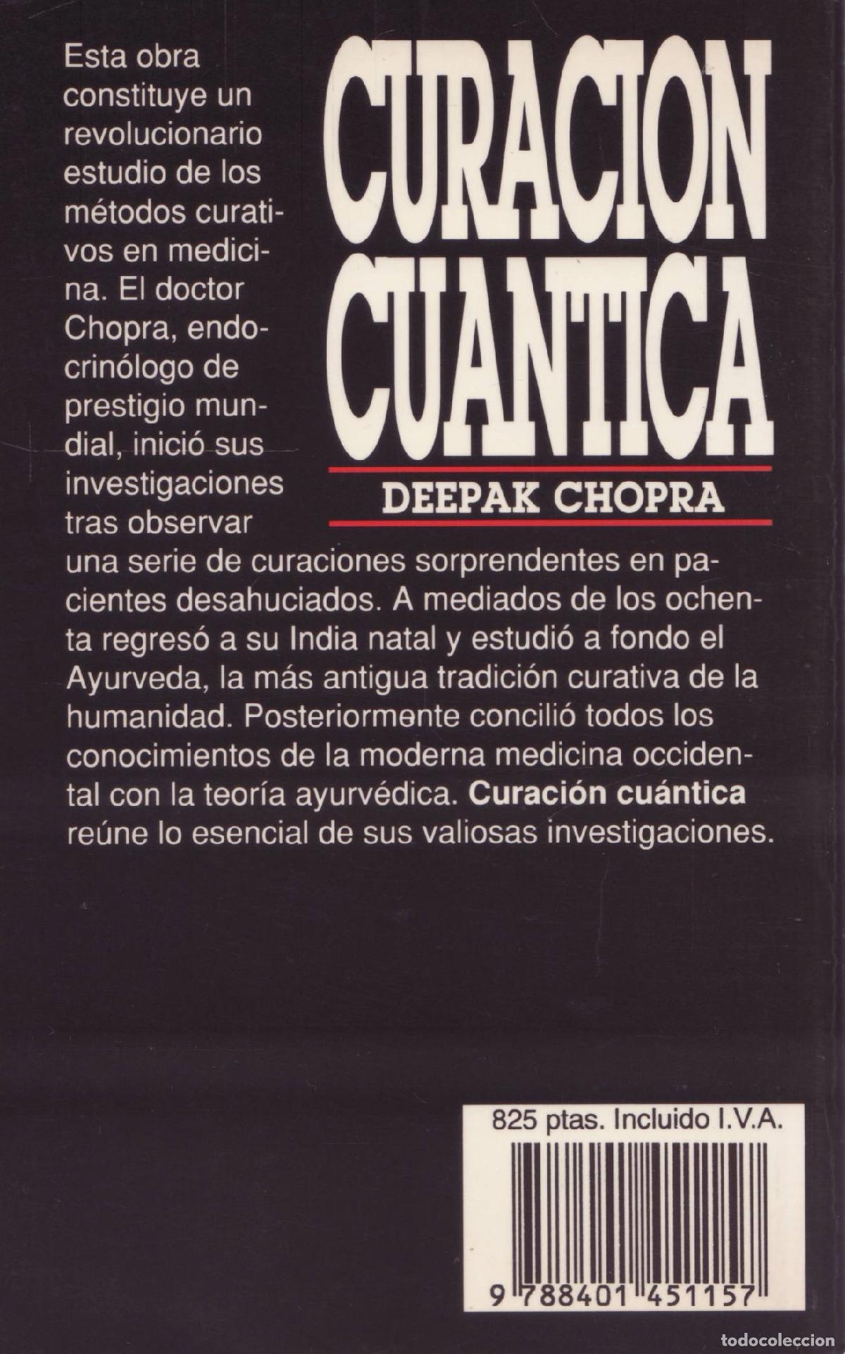 Libros de segunda mano: Curacion cuantica - Chopra, Deepak - Foto 3