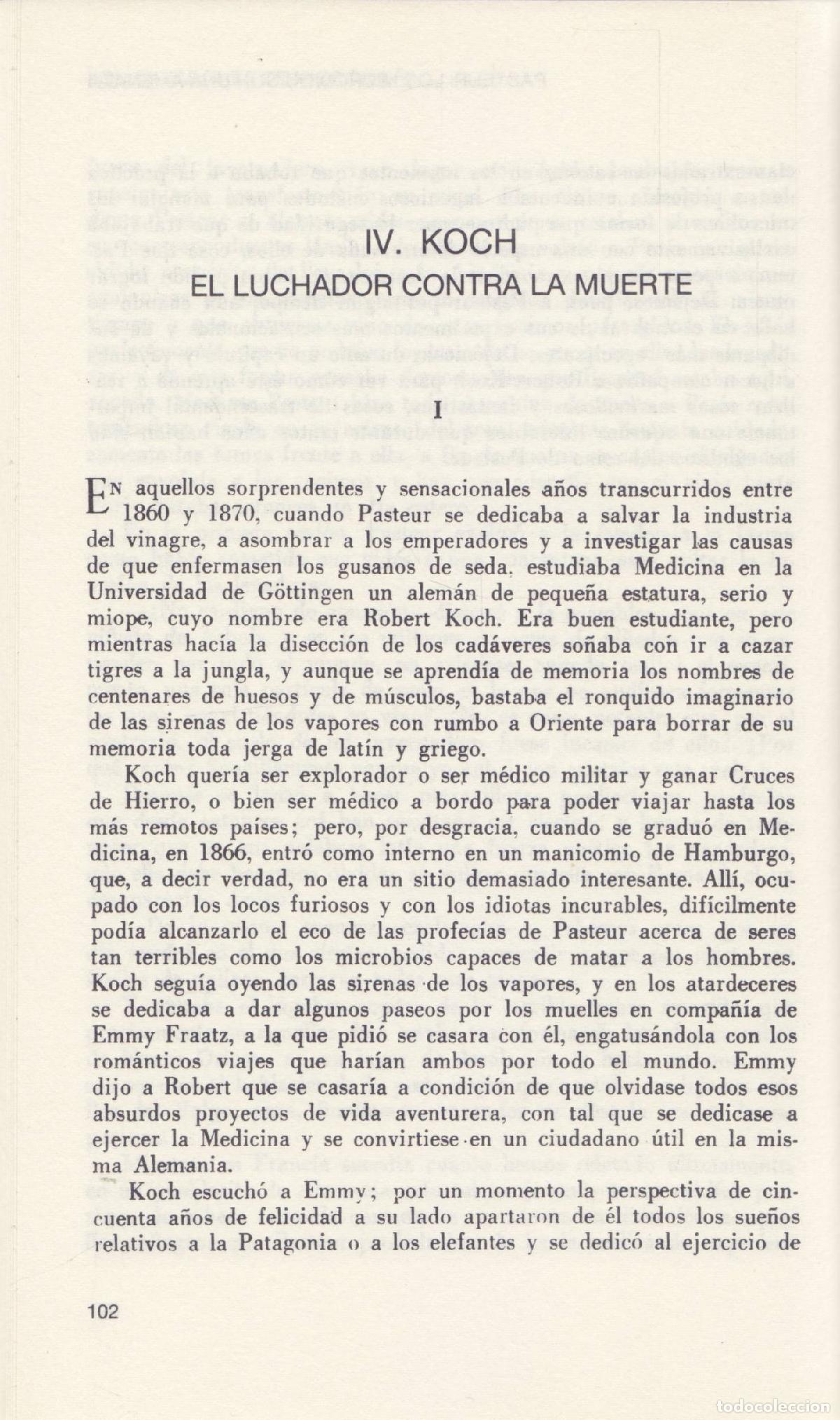 Libros de segunda mano: Cazadores de microbios - de Kruif, Paul - Foto 3