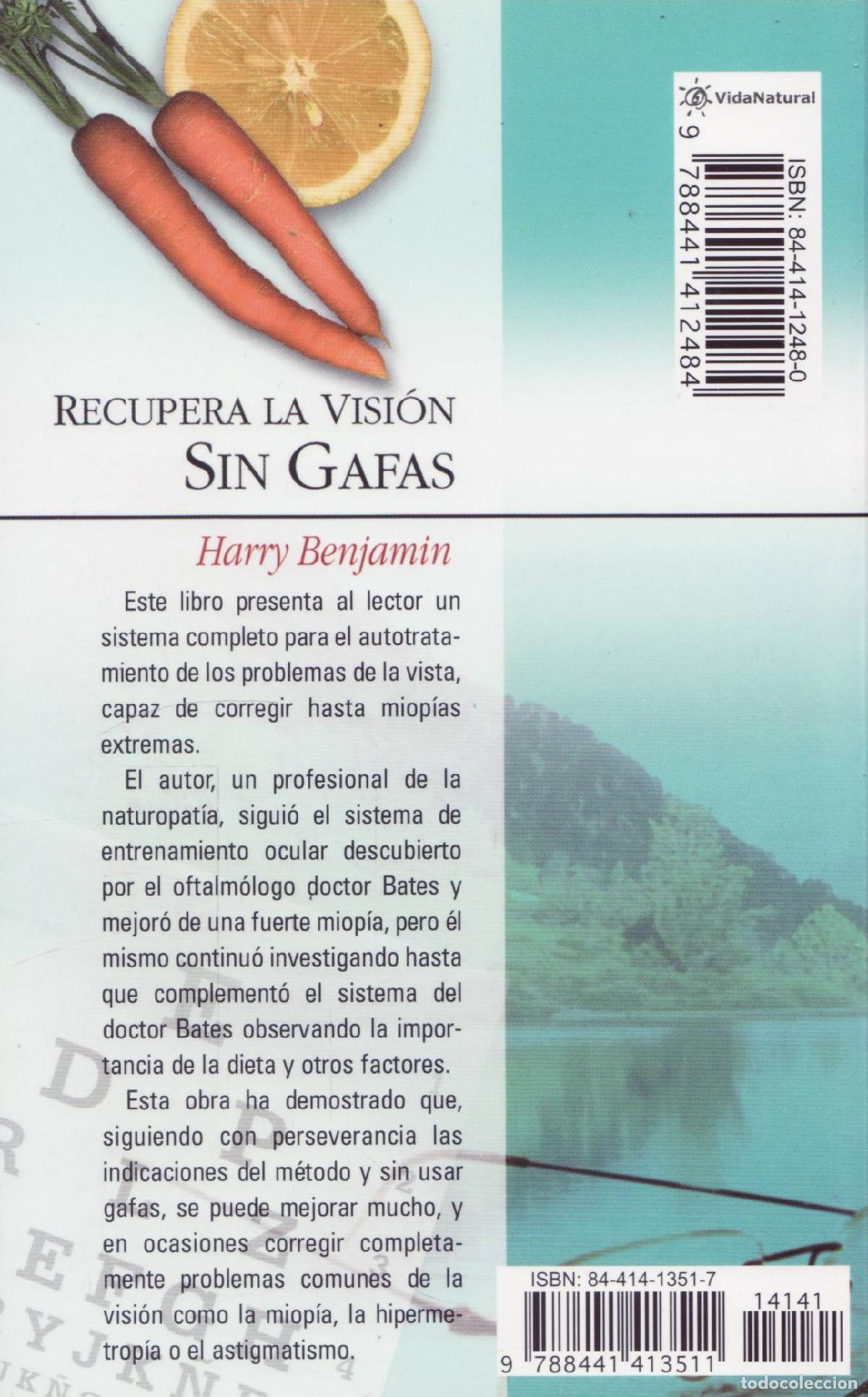 Libros de segunda mano: Recuperar la vision sin gafas - Benjamin, Harry - Foto 3