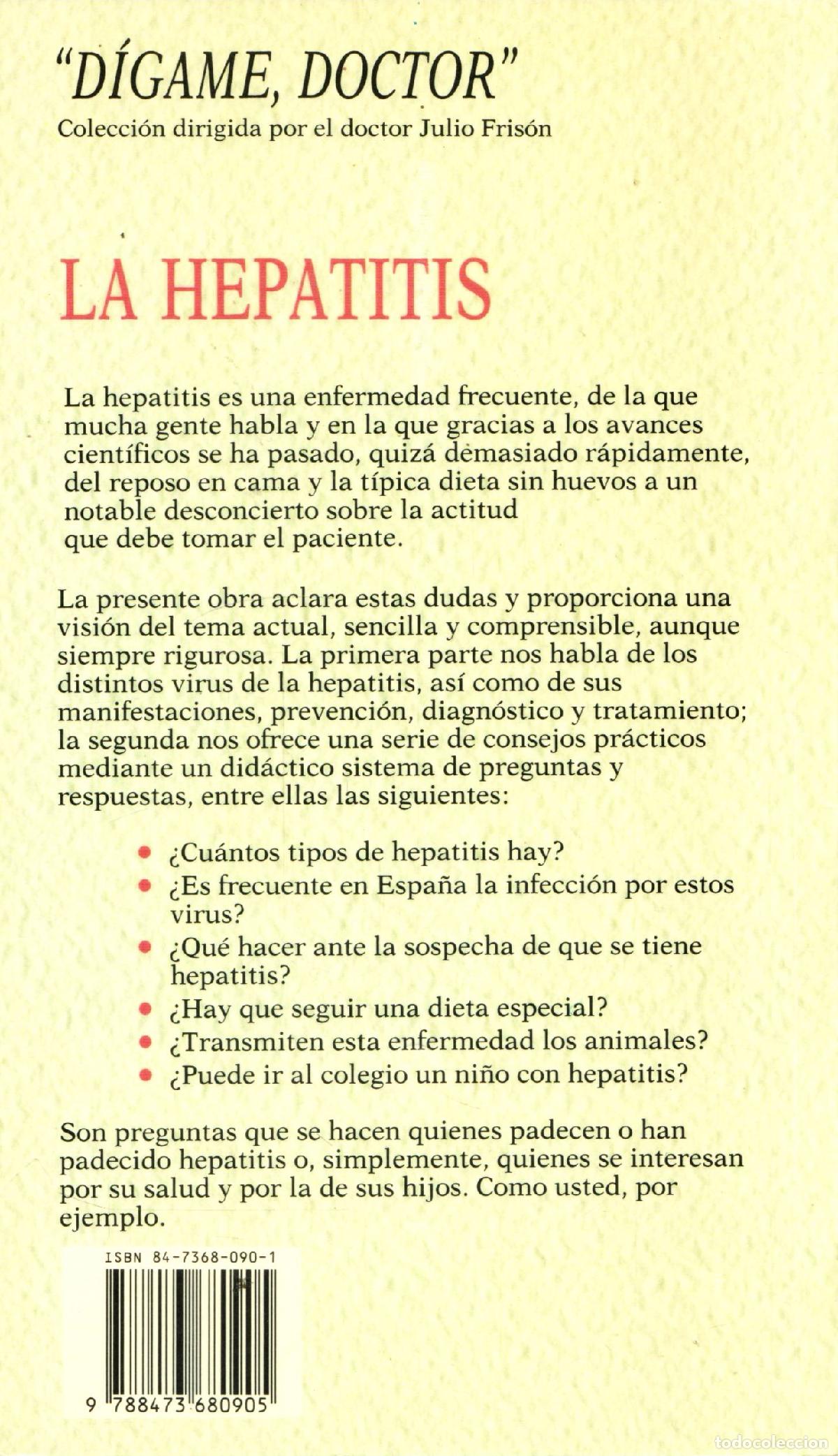 Libros de segunda mano: La hepatitis - Lissen, Eduardo - Foto 3